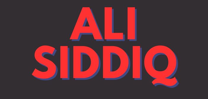 Ali Siddiq Presale Codes and Ticket Info
